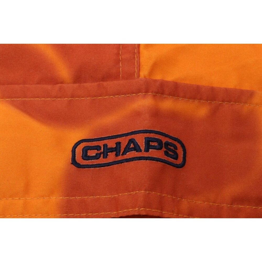 Chaps Swimwear Mens M Orange Trunks Aloha Hawaiian Swim Board Shorts Lined VTG - Picture 4 of 10